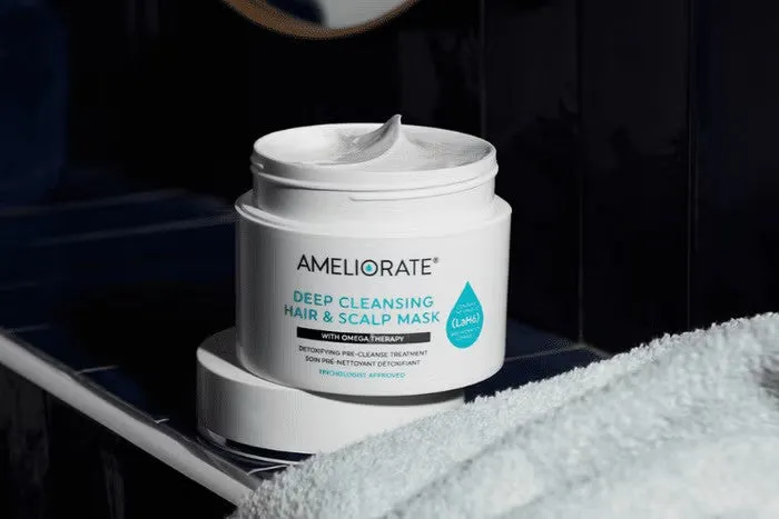 AMELIORATE Deep Cleansing Hair and Scalp Mask with Omega Therapy 225ml