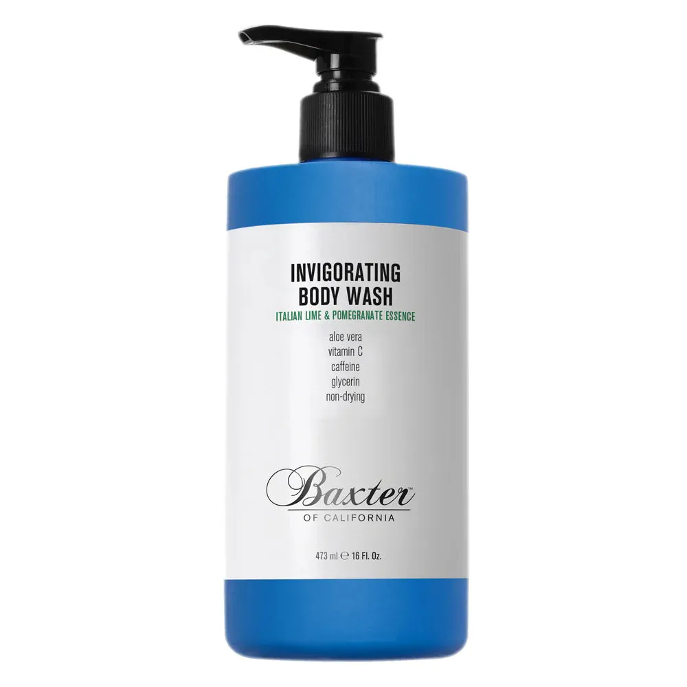 BAXTER OF CALIFORNIA INVIGORATING BODY WASH- ITALIAN LIME AND POMEGRANATE 473mL