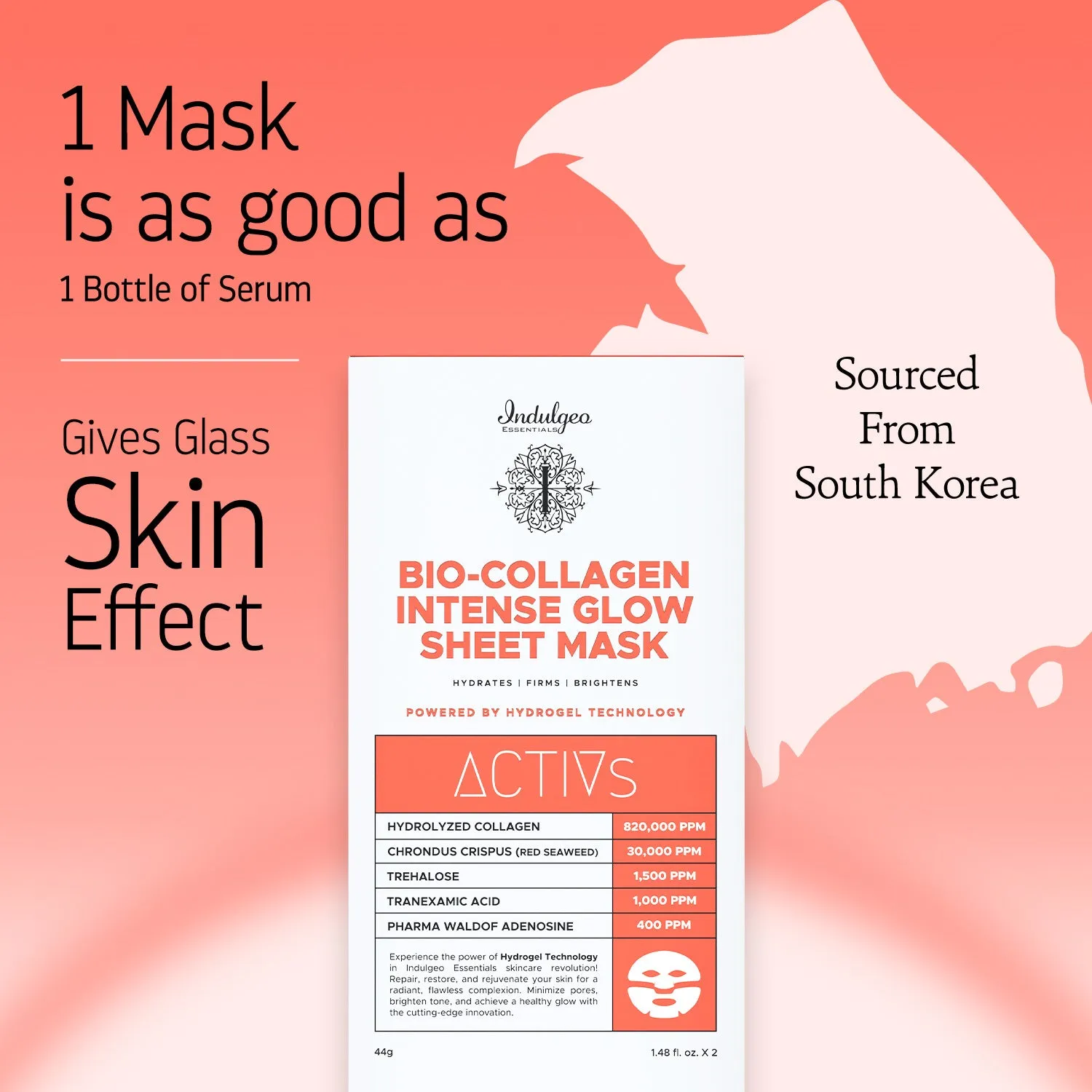 Bio Collagen Intense Glow Hydrating Overnight Sheet Mask