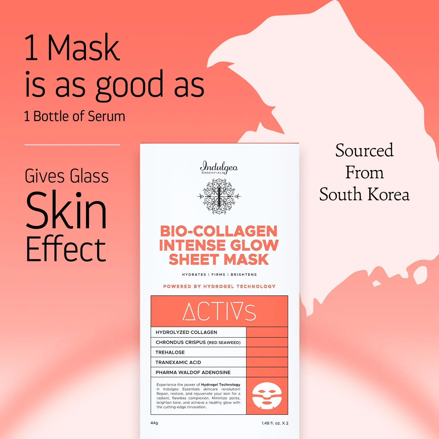 Bio Collagen Intense Glow Hydrating Overnight Sheet Mask