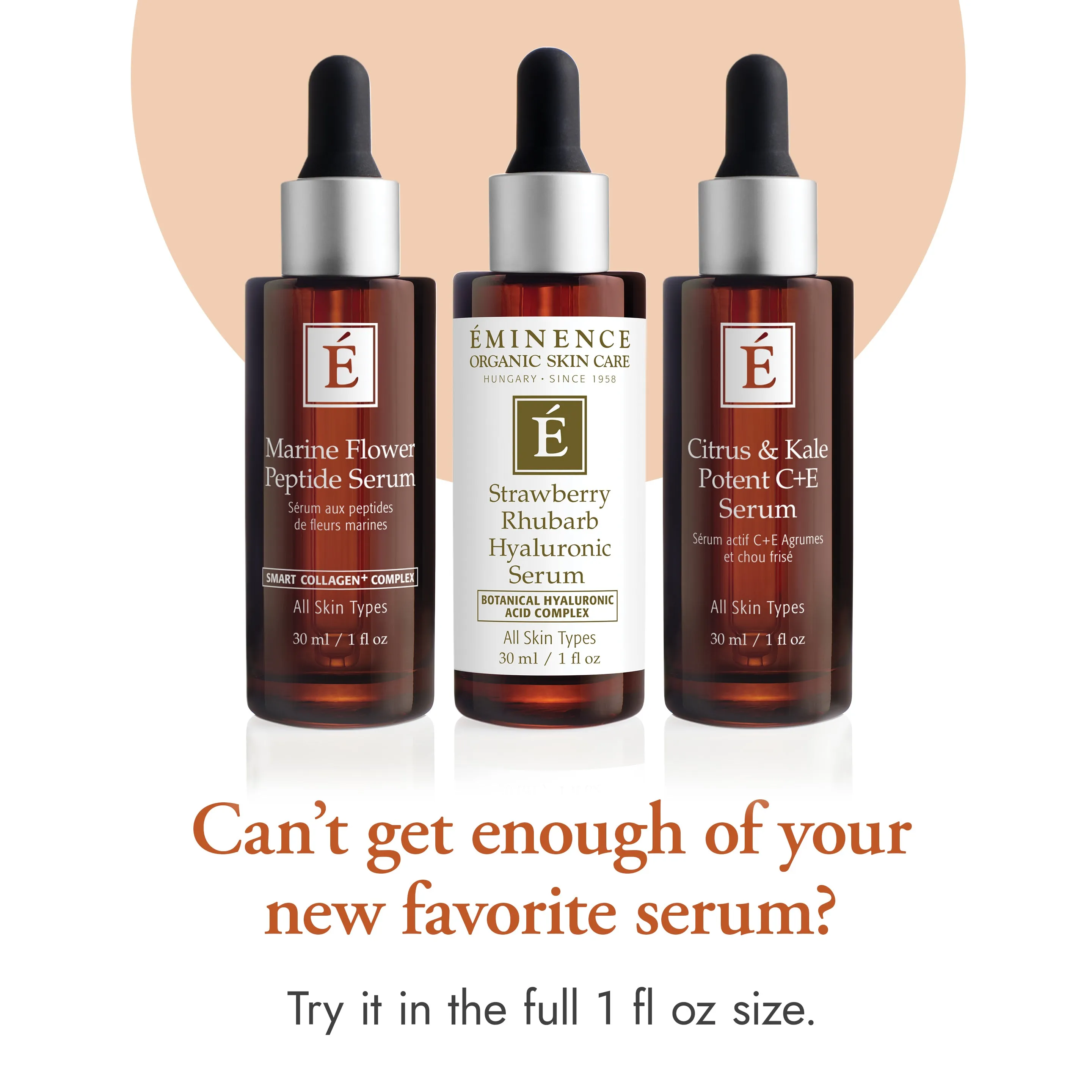 Eminence Organics Essential Serum Trio Gift Set (Limited Edition)