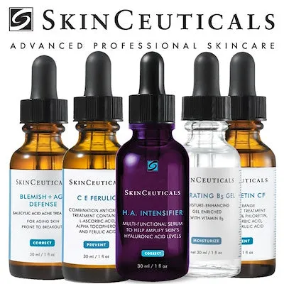 SKINCUETICALS Facial Rejuvenation Serums - Corrective Phyto, Hydrating B5 Moisturizer, H.A Intensifier, CE Ferulic & Phloretin CF