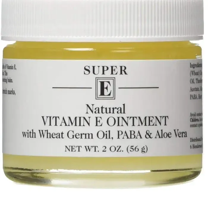 Super Vitamin E Ointment with Wheat Germ Oil and Aloe Vera  2 oz