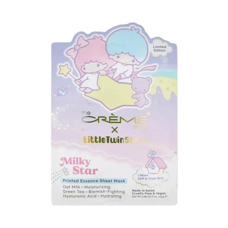 The Crème Shop x Sanrio Little Twin Stars Milky Star Printed Essence Sheet Mask